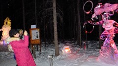 Sarah Derry; Ben Dorrough; Ice Art; Fairbanks AK