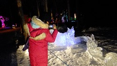 Sarah Derry; Ice Art; Fairbanks AK