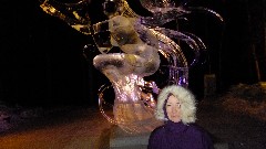 Ruth Bennett McDougal Dorrough; Ice Art; Fairbanks AK