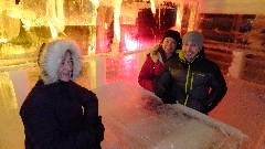 Ruth Bennett McDougal Dorrough; Sarah Derry; Ben Dorrough; Ice Art; Fairbanks AK
