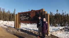 Dan, Ruth Bennett McDougal Dorrough; Fairbanks to Coldfoot