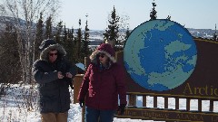 Norm, Kay Overbay; Dalton Highway; Arctic Circle