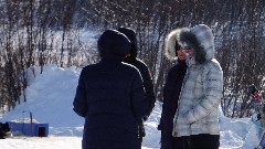Ruth Bennett McDougal Dorrough; Cheryl Thorley; Coldfoot; Dog Sled Ride