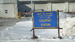 sign 
State of Alaska
Coldfoot Station