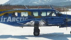Air Arctic Airplane; Coldfoot Airport; Coldfoot Camp AK