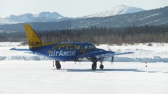 Air Arctic Airplane; Coldfoot Airport; Coldfoot Camp AK