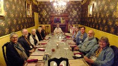 Luralee; Dan, Ruth Bennett McDougal Dorrough; Phyllis, Gary Hergenrader; Janet Bias; Cheryl Thorley; Sheyy Lewis; Kay, Norm Overbay; Steve, Kathleen Leitgeb; Graduation Dinner