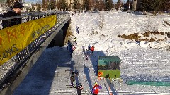 Sonot Kkaazoot Ski Race; Chena River; Fairbanks AK