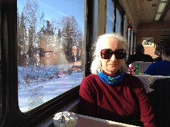 Ruth Bennett McDougal Dorrough; Fairbanks to Anchorage by Train
