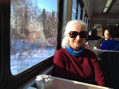 Ruth Bennett McDougal Dorrough; Fairbanks to Anchorage by Train