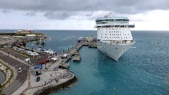 Norwegian Gem Cruise Ship; Royal Navy Shipyard; Bermuda,