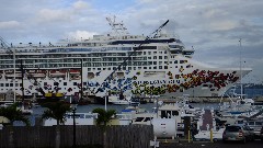 Norwegian Gem Cruise Ship; Royal Navy Dockyard; Bermuda,