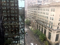 from the window of Ambassador Hotel; Boston, MA