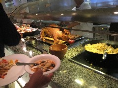 Baby Pig roast; Norwegian Gem Cruise Ship