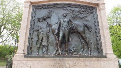 The Marquis de Lafayette statue; Prospect Park New York NY