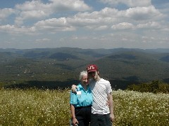 Ruth Bennett McDougal Dorrough; Ben Dorrough; Friends Family Trips Catskills 2003