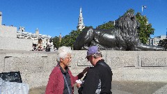 Jean Bub; Sue Paterson; London; Trafalgar Square