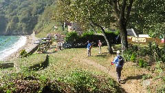 Sue Paterson; Ruth Bennett McDougal Dorrough; Jean Bub; Fermain Beack Cafe; Channel Islands; Guernsey