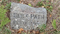 sign Cliff Path; Petit Port
