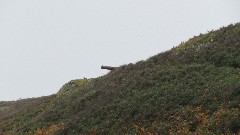 artillery gun emplacement; Channel Islands; Sark