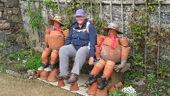 Sue Paterson; La Seigneurie Garden center; Channel Islands; Sark, LA