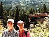 Ben Dorrough; Ruth Bennett McDougal Dorrough; Trips Colorado train ride