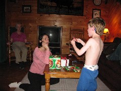 Ruth Bennett McDougal Dorrough; Katherine (Kat) McDougal Wheeler McCandless; Jacob Wheeler; Kat Wheeler; joint biirthday party at Moose Lodge