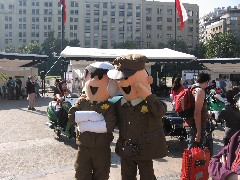 Carbineros in Santiago Chile