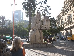 statue; Santiago; Chile