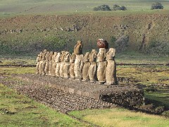 Easter Island; Ahu Tongariki