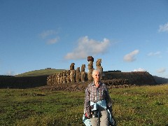 Ruth Bennett McDougal Dorrough; Easter Island; Ahu Tongariki