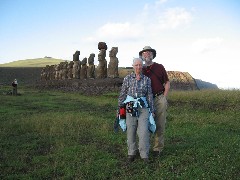 Ruth Bennett McDougal Dorrough; Dan Dorrough; Easter Island; Ahu Tongariki