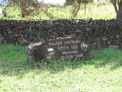 Parque Nacional; Tahai; Easter Island;