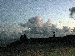 moai; before Sunrise