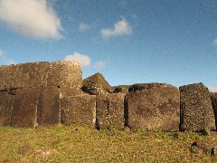 Easter Island; Vinapu; Inca (like) wall