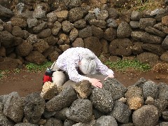 Ruth Bennett McDougal Dorrough; Easter Island; Ahu Te Pito Kura
