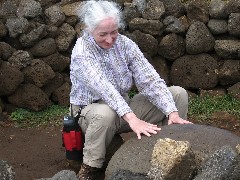 Ruth Bennett McDougal Dorrough; Easter Island; Ahu Te Pito Kura