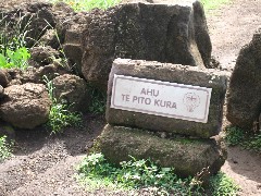 Easter Island; Ahu Te Pito Kura