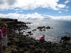 Easter Island; Ahu Te Pito Kura