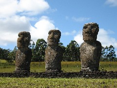 Easter Island; Ahu Akivi