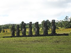 Easter Island; Ahu Akivi