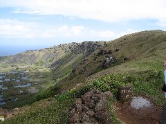 Easter Island; Rano Kau crater