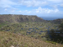 Easter Island; Rano Kau crater