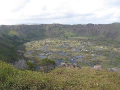 Easter Island; Rano Kau crater