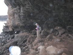 Brigid Mulloy; Easter Island; Orongo; Hike; AnaKai Tangata Cave