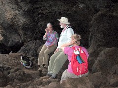 Brigid Mulloy; Frank Gibson; Anna Walker; Easter Island; Orongo; Hike; AnaKai Tangata Cave