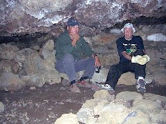 Sergio Rapu; Dale Anderson; Easter Island; Elder Hostel Service Work; Cave