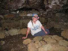 Joan Mulholland; Easter Island; Elder Hostel Service Work; Cave