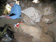 Marcia Blacklin; Easter Island; Elder Hostel Service Work; Cave