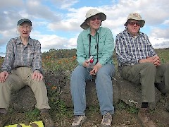 Ruth Dorrough; Anna Walker; Ron Wise; Easter Island; Elder Hostel Service Work; Cave